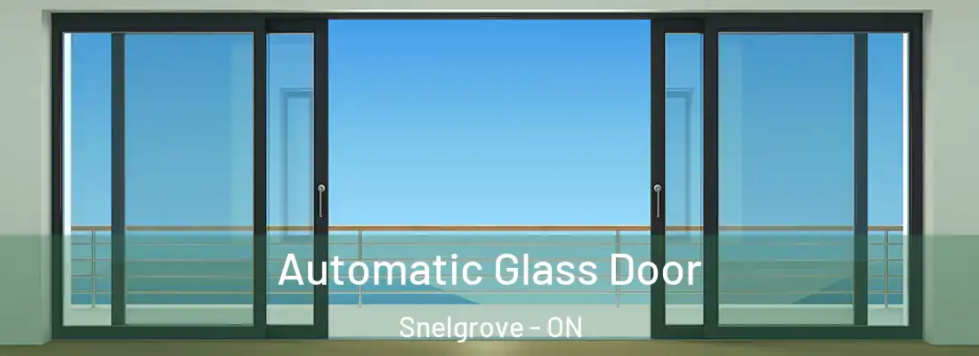  Automatic Glass Door Snelgrove - ON