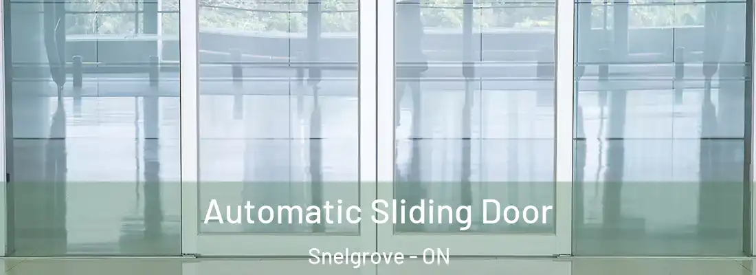  Automatic Sliding Door Snelgrove - ON