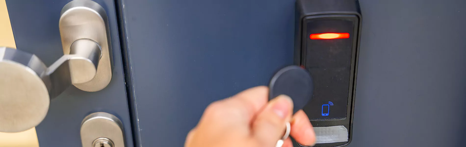 View of Key Fob Lock Castlemore - Smart Key Fob Locks