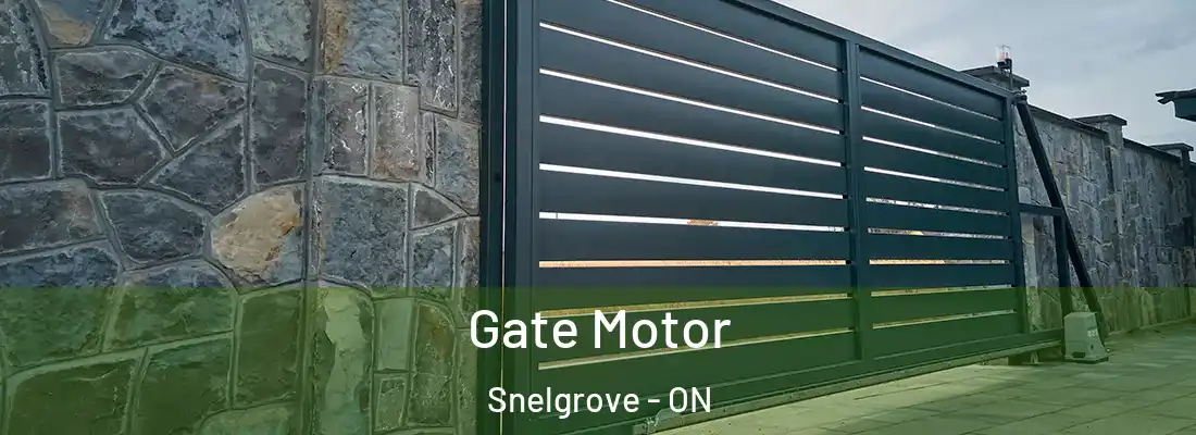 Gate Motor Snelgrove - ON
