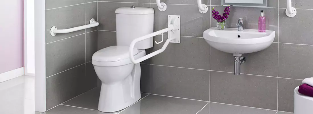Modern Handicap Bathroom Solutions with Safety Features in Brampton, ON
