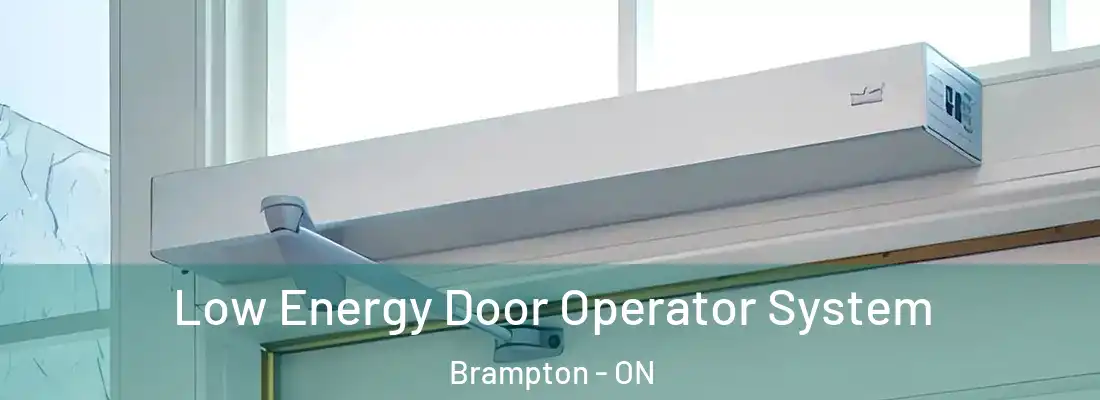  Low Energy Door Operator System Brampton - ON