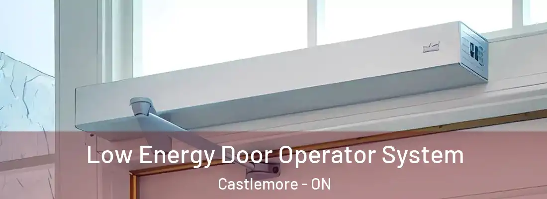  Low Energy Door Operator System Castlemore - ON
