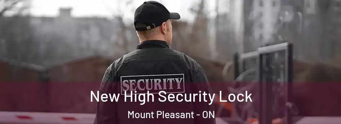  New High Security Lock Mount Pleasant - ON