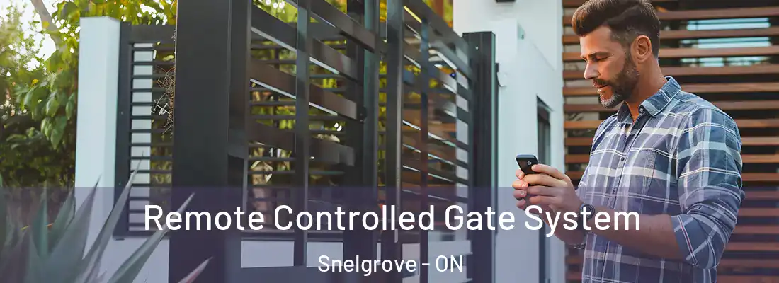  Remote Controlled Gate System Snelgrove - ON