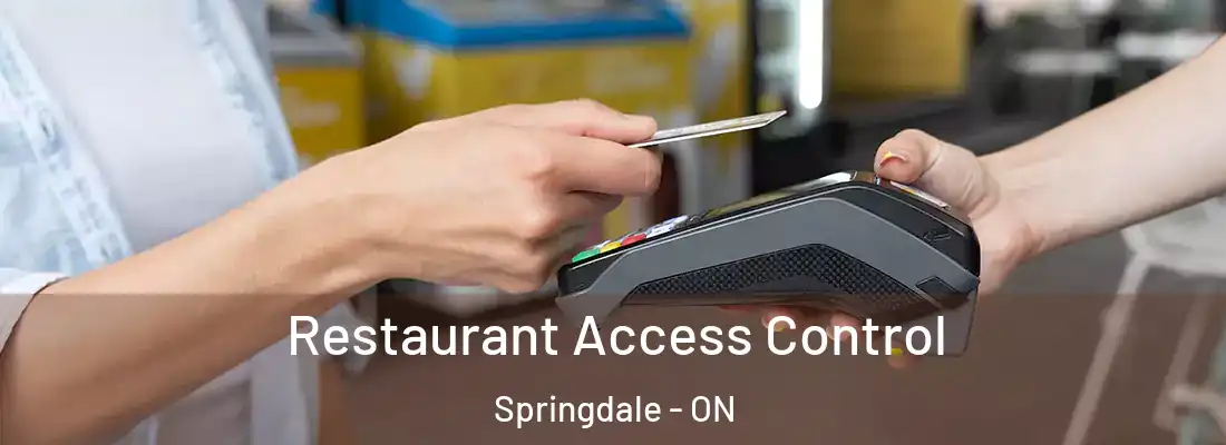  Restaurant Access Control Springdale - ON