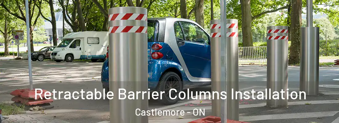  Retractable Barrier Columns Installation Castlemore - ON