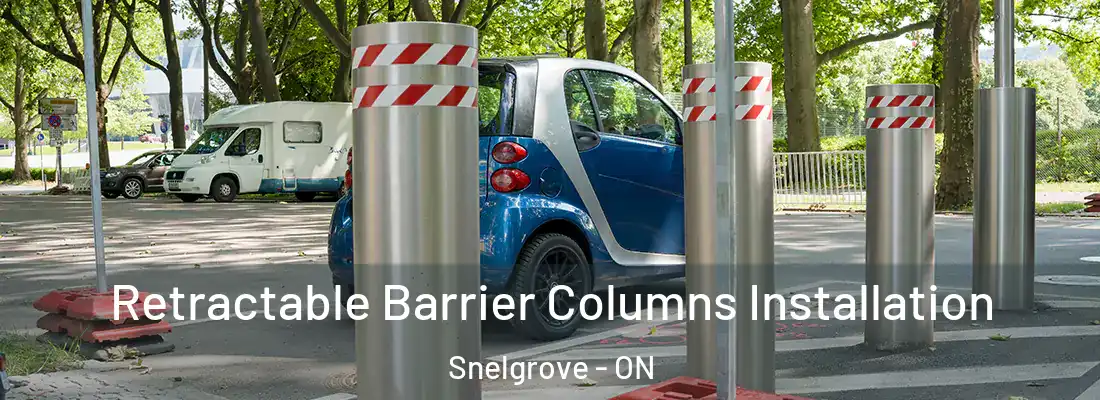  Retractable Barrier Columns Installation Snelgrove - ON