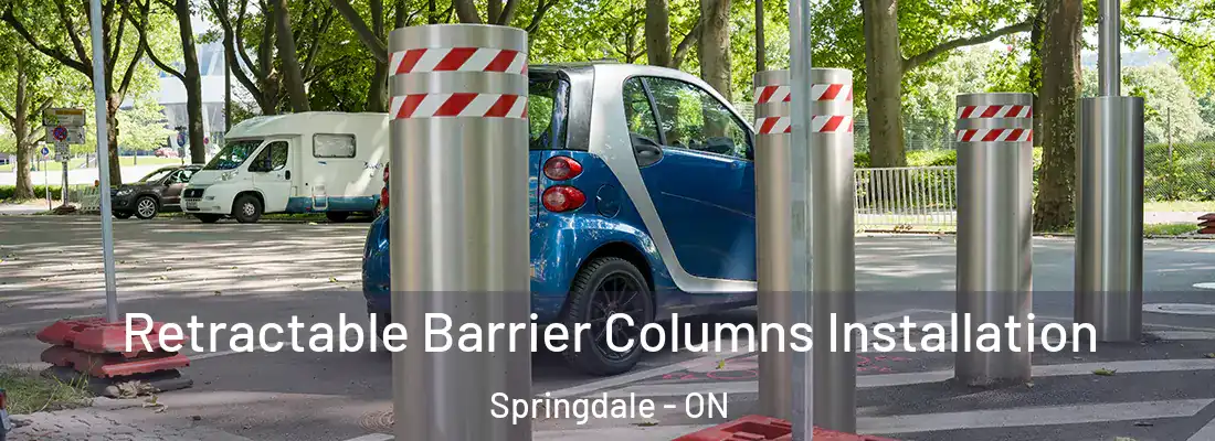  Retractable Barrier Columns Installation Springdale - ON